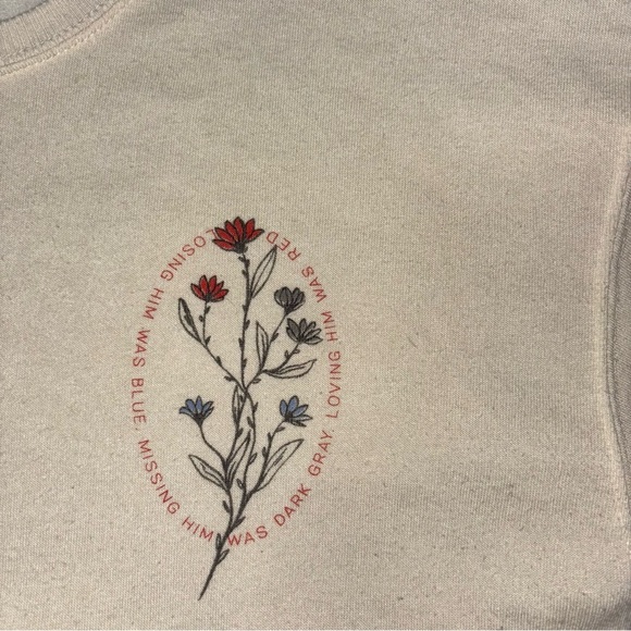 Taylor Swift Loving Him Was Red Crewneck women’s size L Official Merch - Picture 6 of 14